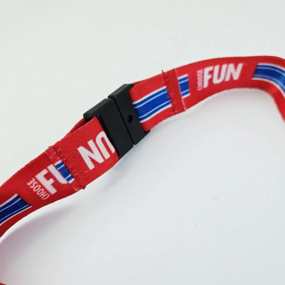 Carnival Cruise Line Choose Fun Lanyard Ship Wheel Photo Holder Pendant Red